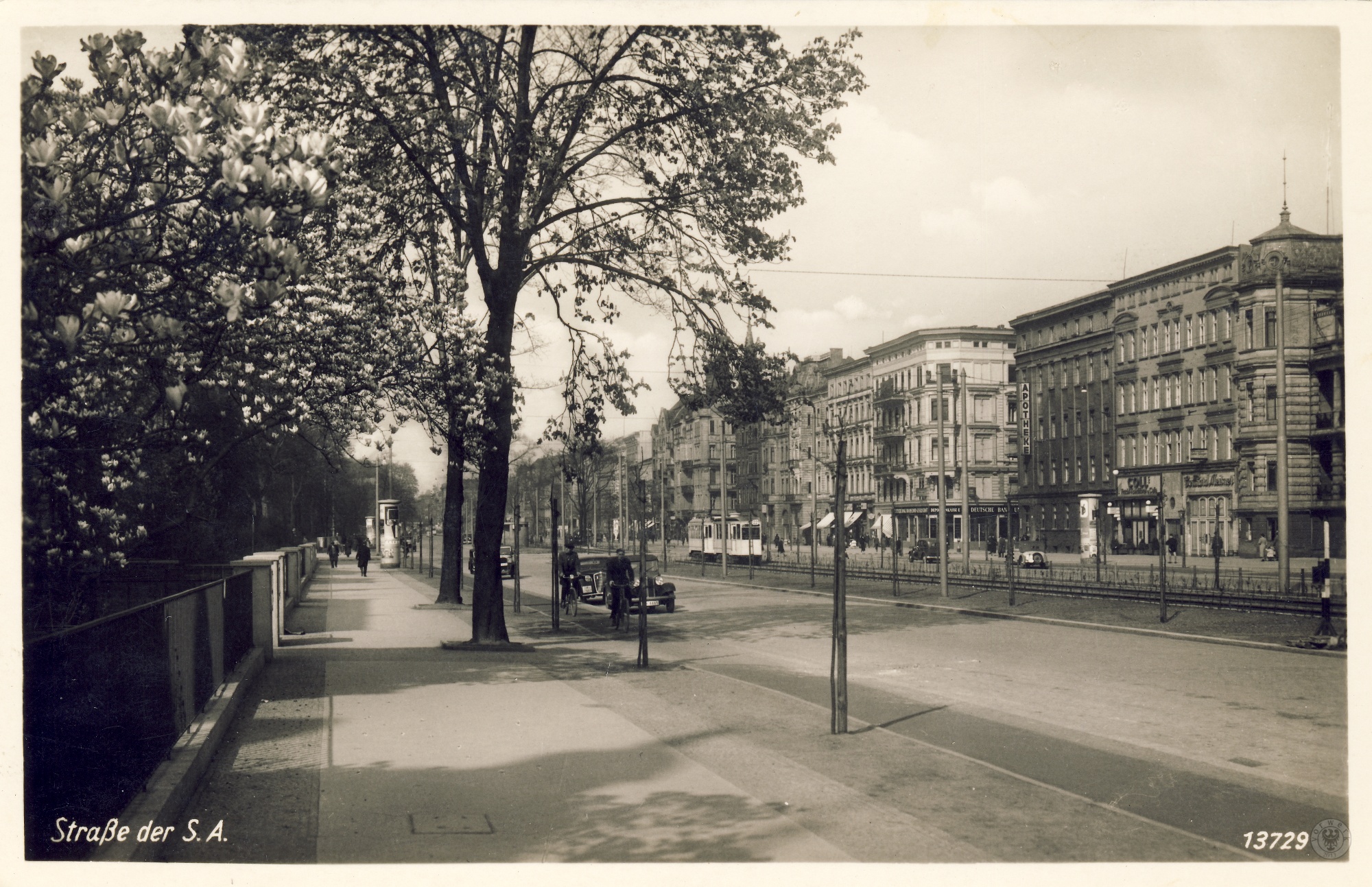 Ulica Powstańców Śląskich przed wojną